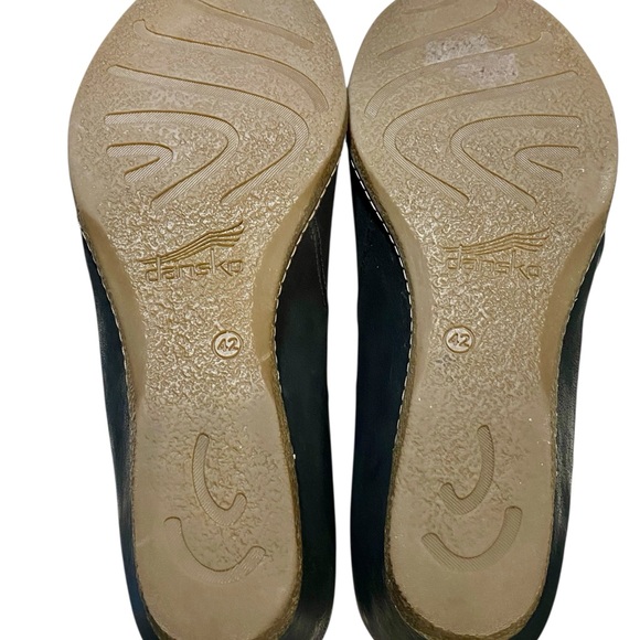 Dansko Black Leather Mary Jane Hidden Wedge Heels – Size 42 (US 11-11.5) - Picture 14 of 14